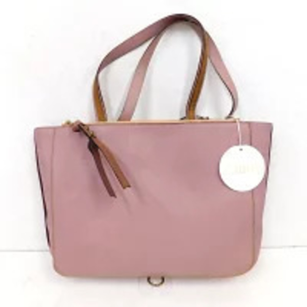 Chloe Leather Pink Bag Tote